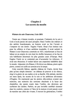 Les ombres d'Uzès : Les fils de Soie