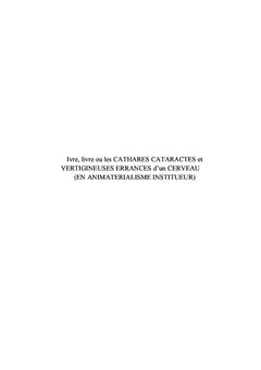Manifeste manichéen de l'animatérialisme
