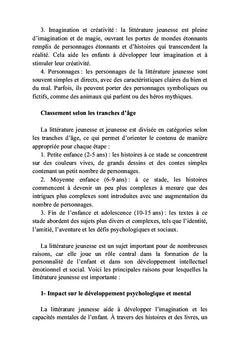 Littérature jeunesse et jeunesse
