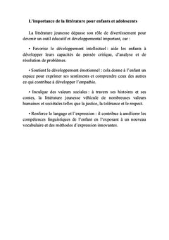 Littérature jeunesse et jeunesse