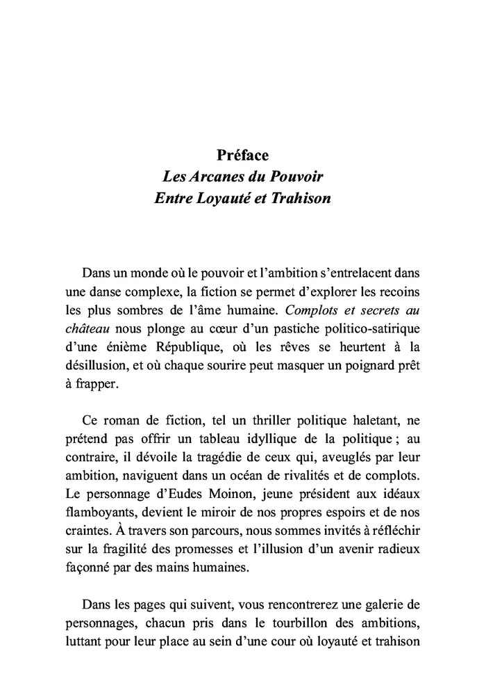 Complots et secrets au château