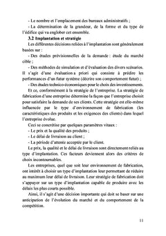 Ordonnancement, planification et équilibrage des chaînes de production