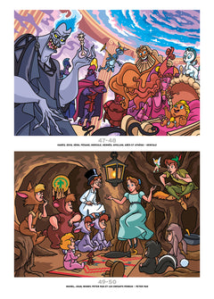 Coloriages mystères Disney - Portraits de famille