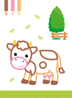 Mon premier bloc à colorier - Les animaux de la ferme