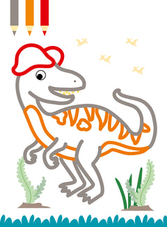 Mon premier bloc à colorier - Les dinosaures