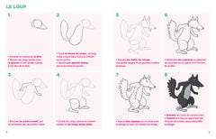 Simplissime coffret - 20 pas-à-pas - Dessins  animaux