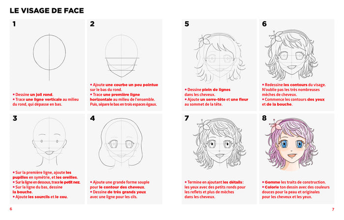 Simplissime coffret - 20 pas-à-pas - Dessins Mangas