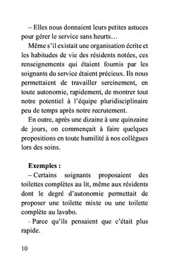 Quelques conseils aux jeunes soignants