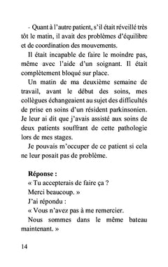 Quelques conseils aux jeunes soignants