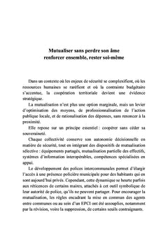 Mieux protéger ensemble