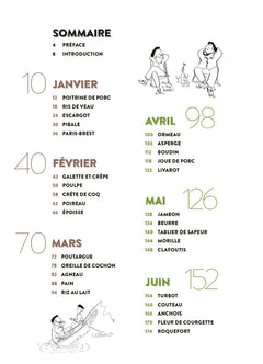 Une année à la table des bons vivants