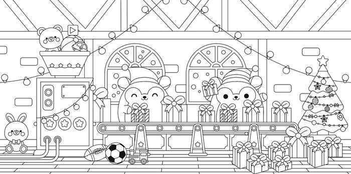 Coloriages mes petits amis - Si bien au chaud !