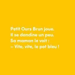 Petit Ours Brun sur le pot