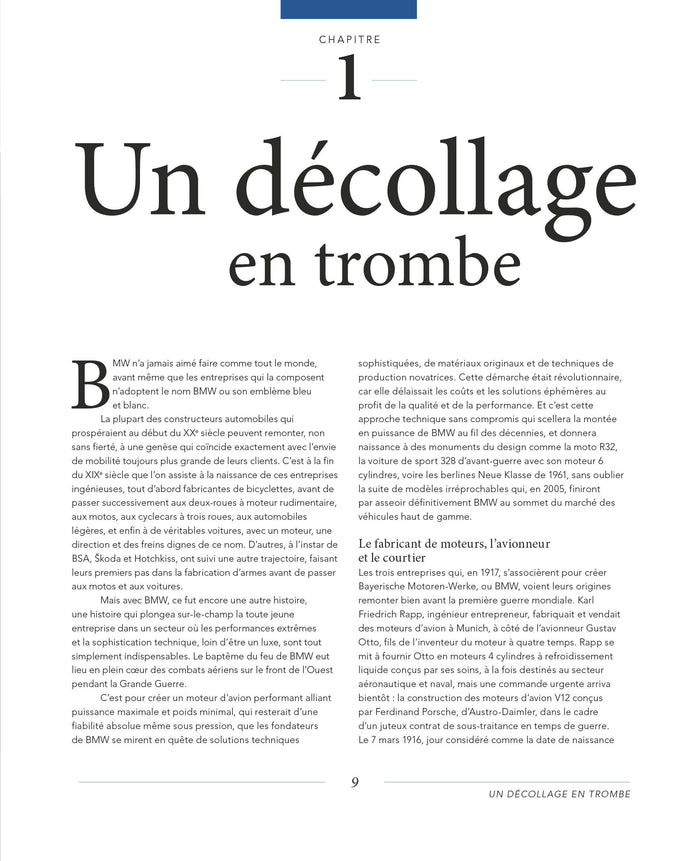 BMW un siècle d'excellence