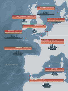 Les grandes batailles navales de l'histoire