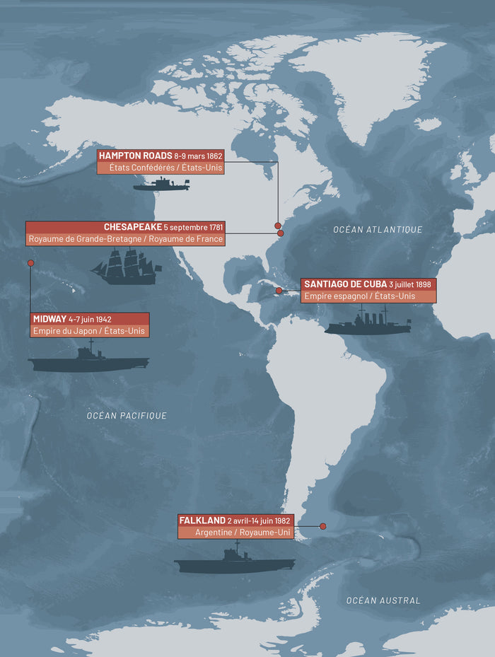 Les grandes batailles navales de l'histoire
