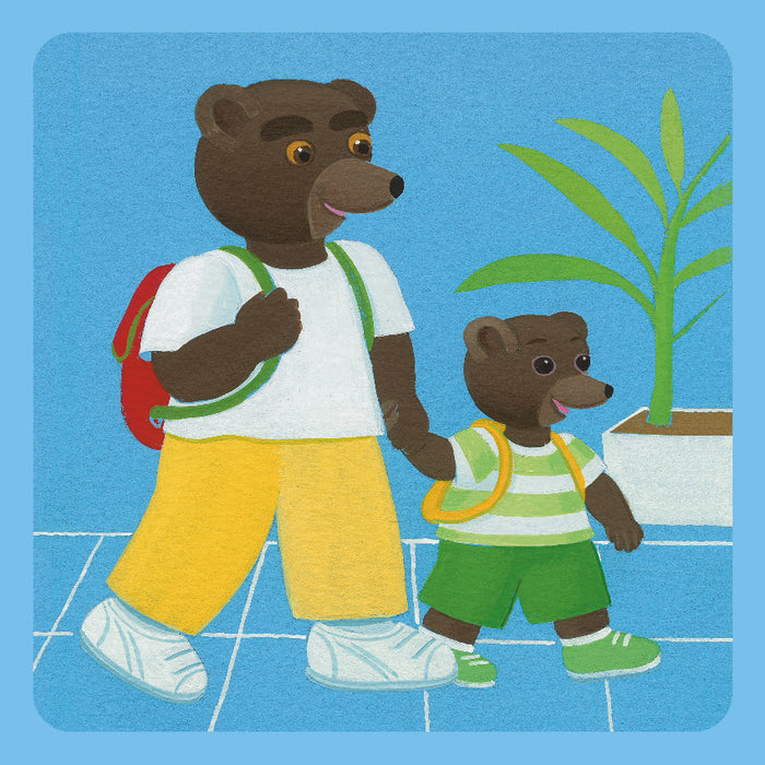 Petit Ours Brun à la piscine