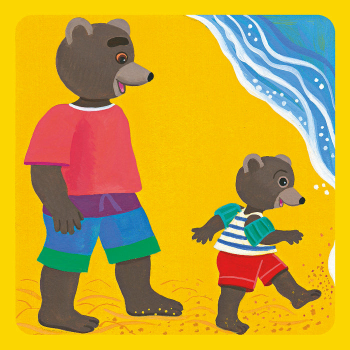 Petit Ours Brun se baigne dans la mer