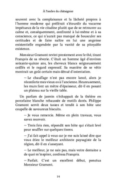 À l'ombre du châtaignier