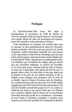 Camisard : l'Héritage
