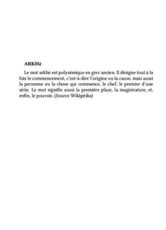 ARKHè