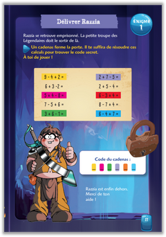 Les Légendaires - 50 Enigmes et activités extraordinaires CP