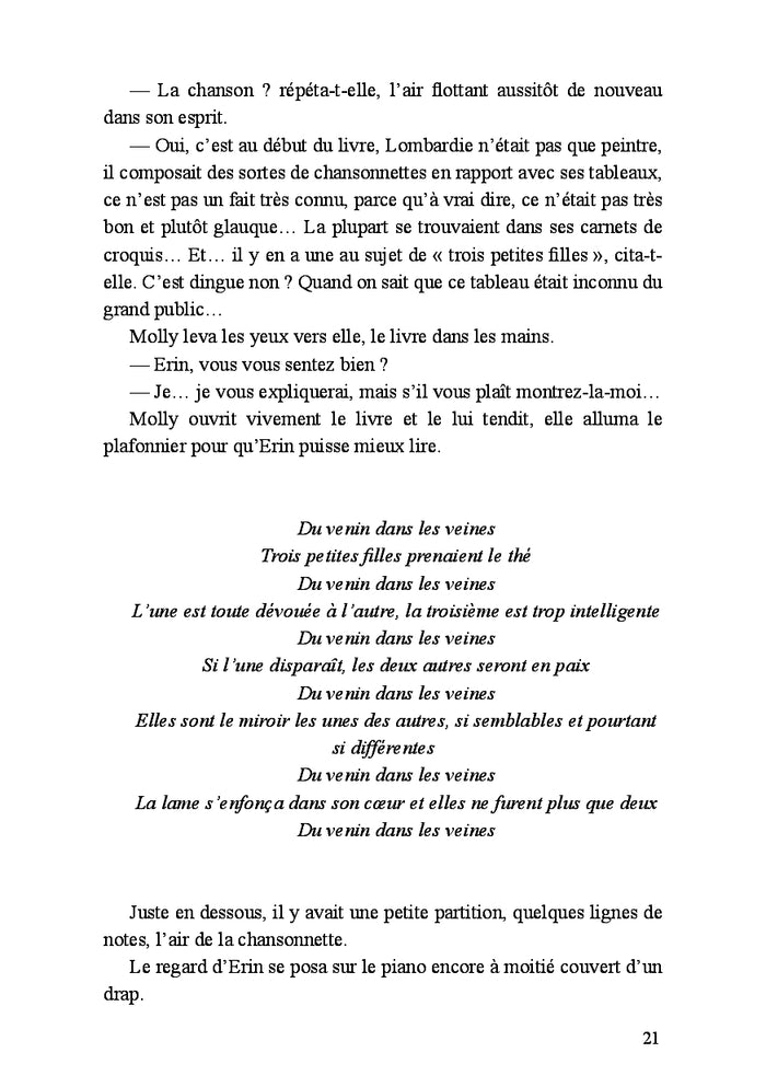 Le venin dans les veines