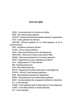 Du coup d'État à la transition