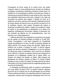 Du coup d'État à la transition