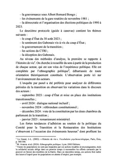 Du coup d'État à la transition