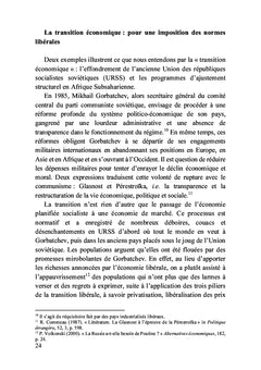 Du coup d'État à la transition