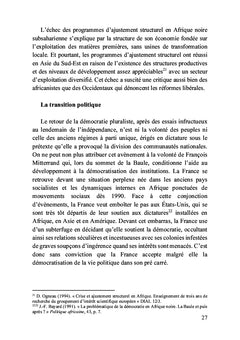 Du coup d'État à la transition