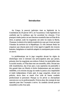 Le juge congolais devant les règles de déontologie : Mythe ou réalité