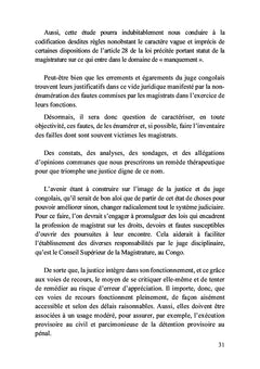 Le juge congolais devant les règles de déontologie : Mythe ou réalité