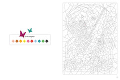 Coloriages mystères - Jardin magique
