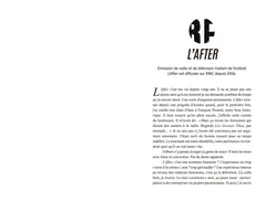 Le football selon moi