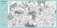 Mes petits amis - Coloriages et cherche & trouve - Cosy city