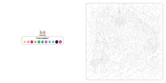 Mes petits amis - Coloriages mystères - Fantasy World