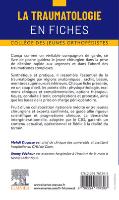 La traumatologie en fiches