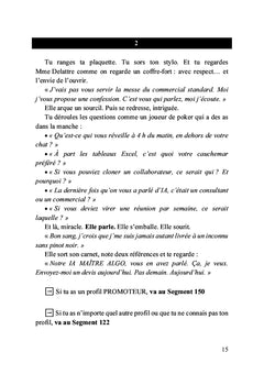 Le livre dont vous êtes commercial