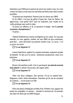 Le livre dont vous êtes commercial