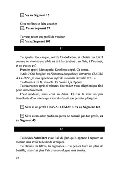 Le livre dont vous êtes commercial