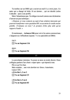 Le livre dont vous êtes commercial