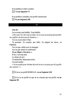Le livre dont vous êtes commercial