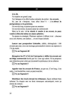 Le livre dont vous êtes commercial