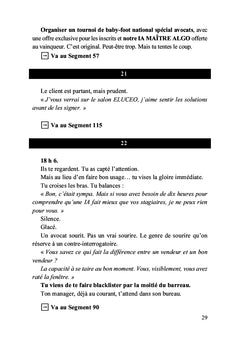 Le livre dont vous êtes commercial