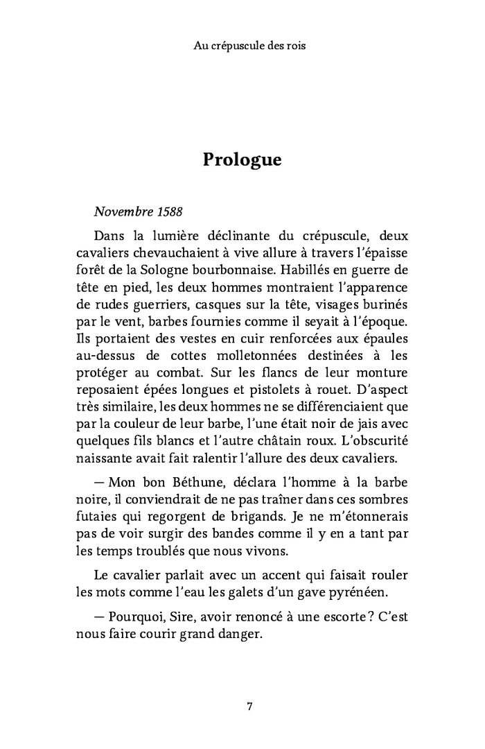 Au crépuscule des rois