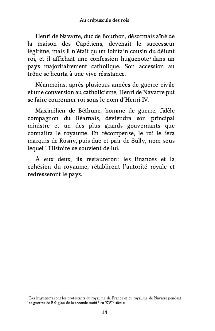 Au crépuscule des rois