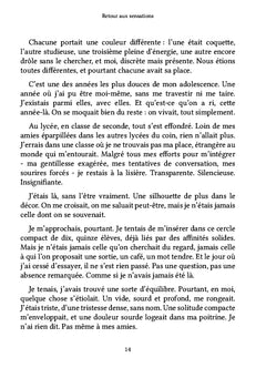 Retour aux sensations