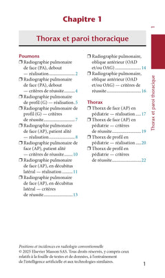 Positions et incidences en radiologie conventionnelle